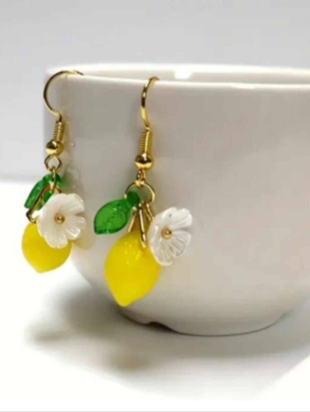 Lemon Dangle Earrings